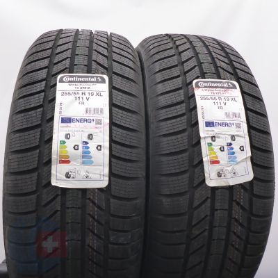 5. Opony 255/55 R19 4x CONTINENTAL 111V XL WinterContact TS870P Zimowe 2022 Nieużywane