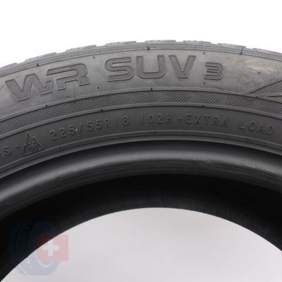 6. Opony 225/55 R18 2x NOKIAN 102H XL WR SUV3 Zimowe 2017 6,5mm