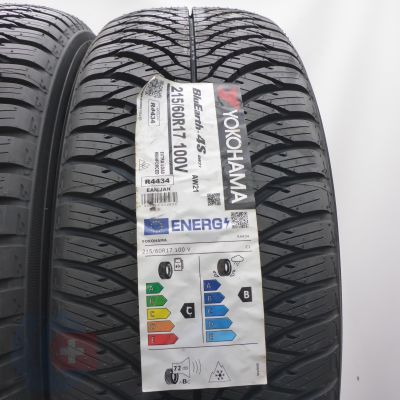 3. Opony 215/60 R17 2x YOKOHAMA 100V XL BluEarth 4S AW21 Wielosezonowe 2026 