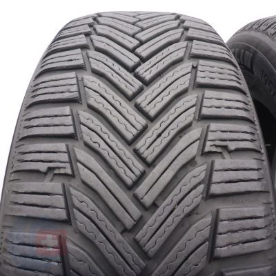 3. Opony 195/60 R16 2x MICHELIN 89T Alpin 6 Zimowe 2021 6,4-6,8mm