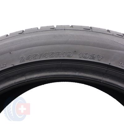 5. Opony 245/45 R19 4x BRIDGESTONE 102Y XL Potenza S001 MO letnie 6-6,2mm 2017