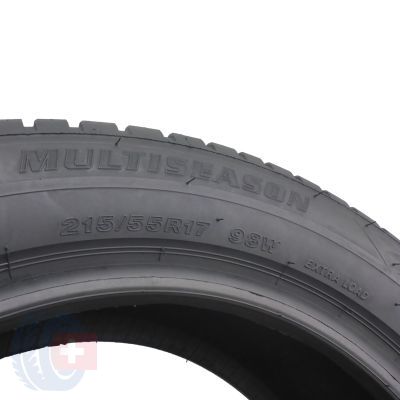 3. 2 x FIRESTONE 215/55 R17 98W XL MultiSeason 2022/23 Wielosezon 7mm