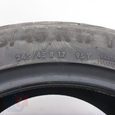 6. Opony 245/45 R17 2x CONTINENTAL 95Y PremiumContact 6 Letnie 2018 