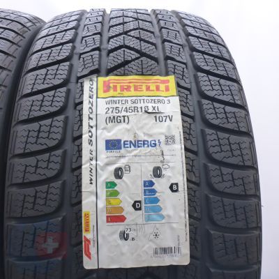 3. Opony 275/45 R18 2x PIRELLI 107V XL Winter Sottozero 3 MGT Zimowe 2021