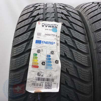 2. Opony 265/70 R16 2x NOKIAN 112H WR SUV 3 Zimowe 2021 