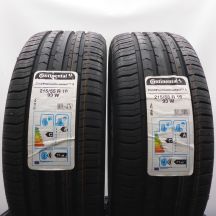 5. Opony 215/55 R16 4x CONTINENTAL 93W ContiPremiumContact 5 Letnie 2020 Nieużywane 