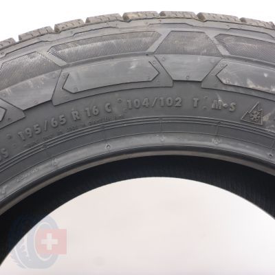 7. Opony 195/65 R16C 4x CONTINENTAL 104/102T VanContact Winter Zimowe 2019 Jak Nowe