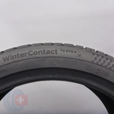 4. Opony 235/40 R18 2x CONTINENTAL 95V XL WinterContact TS 870 P SEAL Zimowe 2022 8,5-8,8mm