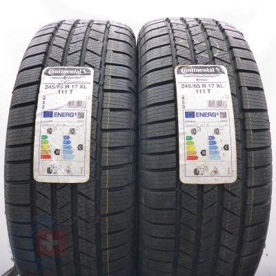 6. Opony 245/65 R17 4x CONTINENTAL 111T XL ContiCrossContact Winter Zimowe 2023 Nieużywane