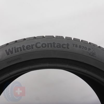 5. Opony 255/40 R19 2x CONTINENTAL 100V XL WinterContact TS 870 P Zimowe 2023 7,8-8mm 