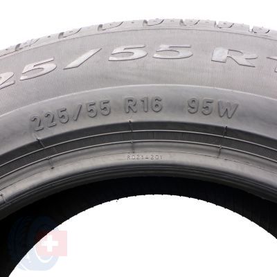 8. Opony 225/55 R16 4x PIRELLI 225/55 R16 95W Cinturato P7 RUN FLAT BMW Letnie 2018 Jak Nowe 