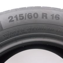 4. Opony 215/60 R16 2x CONTINENTAL 99V XL ContiPremiumContact5 Letnie 2020 Jak Nowe Nieużywane