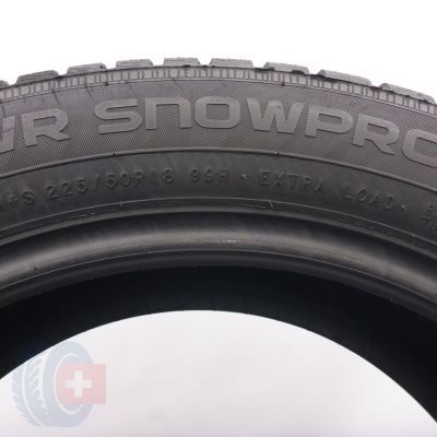 6. Opony 225/50 R18 4x NOKIAN 99H XL WR Snowproof Zimowe 2022 5,8-6,7mm