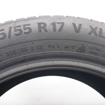 6. Opony 215/55 R17 2x CONTINENTAL 98V XL WinterContact TS 870 P Zimowe 2022/25 8,8-7,5mm