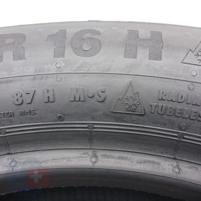 4. Opona 195/55 R16 1x CONTINENTAL 87H ContiWinterContact TS 850 Zimowa 2015 8mm