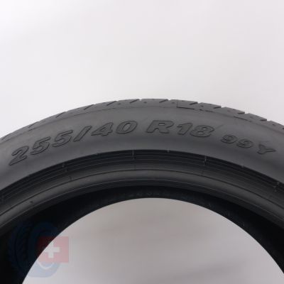 5. Opony 255/40 R18 2x PIRELLI 99Y XL PZero MO Letnie 2019 Nieużywane