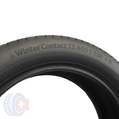 6. 2 x CONTINENTAL 245/50 R19 105V XL WinterContact TS860S BMW RunFlat 2019 Zima 5,5-5,8mm