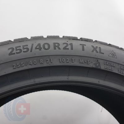 7. Opony 255/40 R21 4x CONTINENTAL 102T XL WinterContact TS 870 P Zimowe 2024 8,8-8,5mm