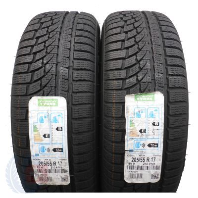 4. Opony 205/55 R17 4x NOKIAN 91H WR A4 Run Flat Zimowe 2018 Nieużywane