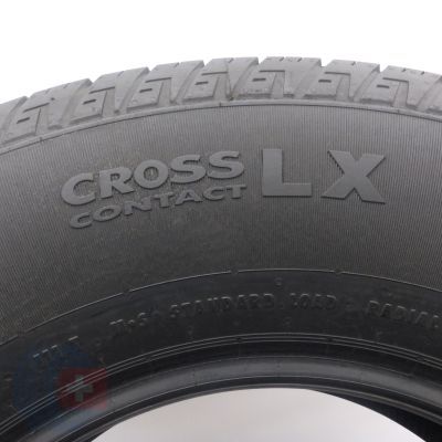 8. Opony 255/70 R16 4x CONTINENTAL 111T CrossContact LX Letnie M+S 2018 9,2mm