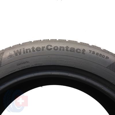7. Opony 235/55 R19 2x CONTINENTAL 101T WinterContact TS850P Seal Zimowe 2022 Jak Nowe 7,2mm