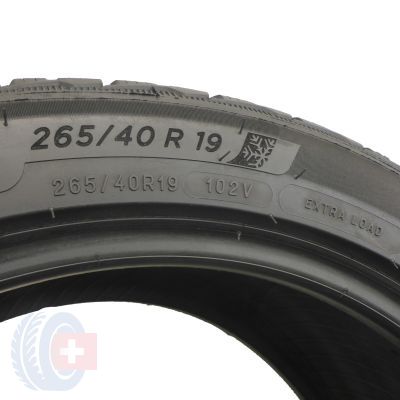 5. 2 x MICHELIN 265/40 R19 102V XL Pilot Alpin 5 Zima 5-6mm 