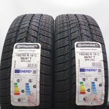 4. Opony 195/60 R16C 4x CONTINENTAL 99/97T VanContact Winter Zimowe 2022 
