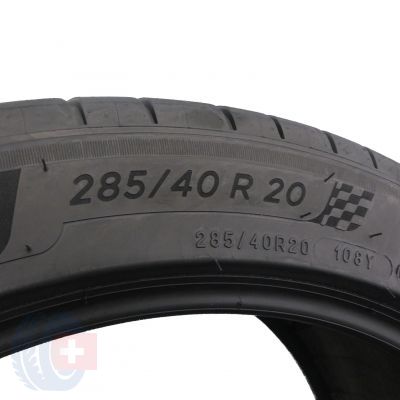 7. 4 x MICHELIN 285/40 R20 108Y Pilot Sport 4 NFO Lato DOT20 7mm