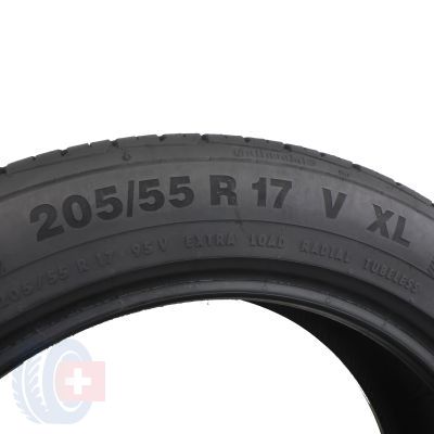 6. 2 x CONTINENTAL 205/55 R17 95V XL ContiPremiumContact 5 Lato  6mm