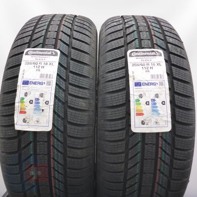 Opony 255/60 R18 2x CONTINENTAL 112H XL WinterContact TS870P Zimowe 2023 Nieużywane
