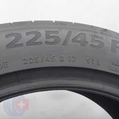 7. Opony 225/45 R17 4x CONTINENTAL 91V PremiumContact 6 Letnie 2020 7-6,5mm