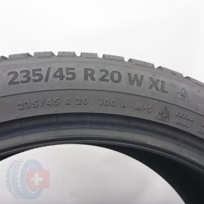 5. Opony 235/45 R20 2x CONTINENTAL 100W XL WinterContact TS 870 P Zimowa 2023 7,5-7,2mm