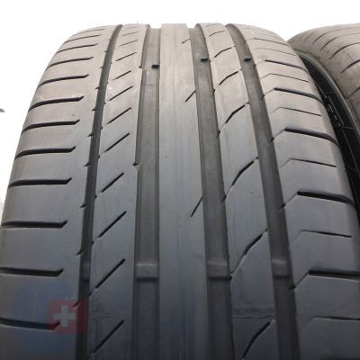 2. Opony 235/55 R18 2x CONTINENTAL 100V ContiSportContact 5 SUV Letnie 2018 5,2-5,8mm