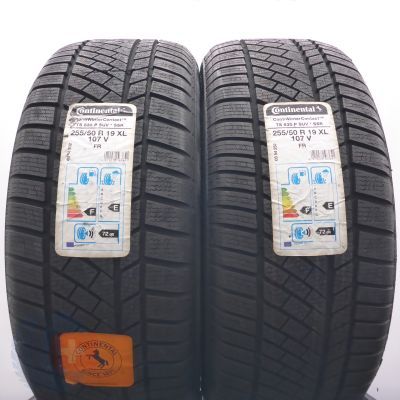 Opony 255/50 R19 2x CONTINENTAL 107V ContiWinterContact TS 830 P BMW RFT Zimowe 2015 