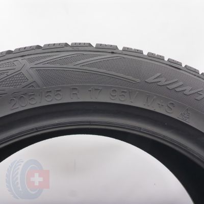 4. Opony 205/55 R17 2x VREDESTEIN 95V XL Wintrac Pro + Zimowe 2024 7,5-7,8mm