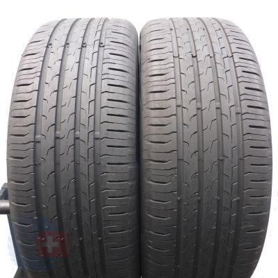 4. Opony 215/50 R18 4x CONTINENTAL 96V XL EcoContact 6 Letnie 2022 Nieużywane Jak nowe 