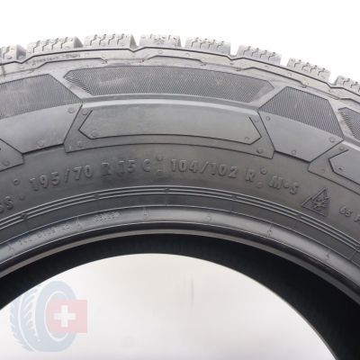 7. Opony 195/70 R15C 4x CONTINENTAL 104/102R VanContact Winter Zimowe 2021/22/23  
