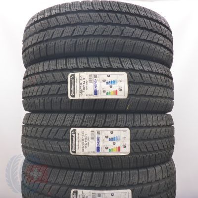 Opony 225/75 R16C 4x CONTINENTAL 116/114R VanContact Winter Zimowe 2022 Nieużywane