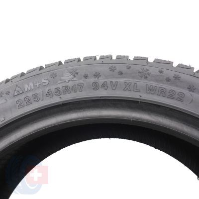 4. Opony 225/45 R17 2x WINRUN 94V XL Winter-max A1 Zimowe 2023 Jak Nowe 8,2mm