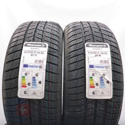4. Opony 215/55 R16 4x BARUM 97H XL Polaris 5 Zimowe 2023 
