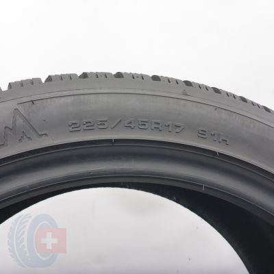 6. Opony 225/45 R17 2x DUNLOP 91H Winter Sport 5 Zimowe 2019 7,8mm 