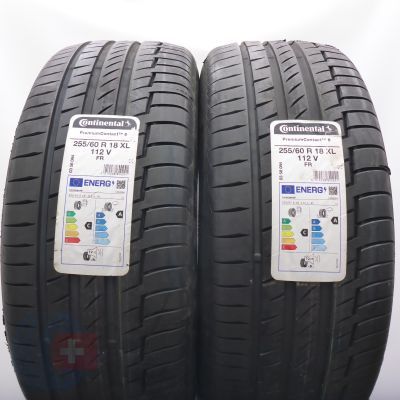 Opony 255/60 R18 2x CONTINENTAL 112V XL  PremiumContact 6 Letnie 2022 
