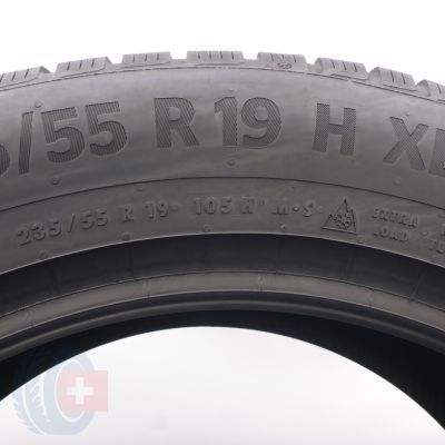 5. Opony 235/55 R19 2x CONTINENTAL 105H XL WinterContact TS870P Zimowe 2022 7,8-8mm