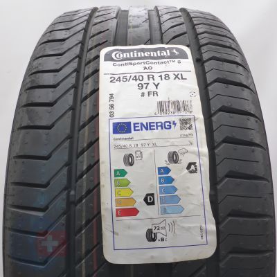 Opona 245/40 R18 1x CONTINENTAL 97Y XL ContiSportContact 5 A0 Letnia 2022 
