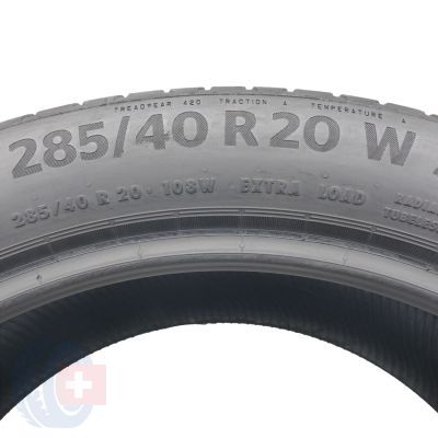 4. Opony 285/40 R20 2x CONTINENTAL 108W XL EcoContact 6Q MO Letnie 2022 5-5,2mm