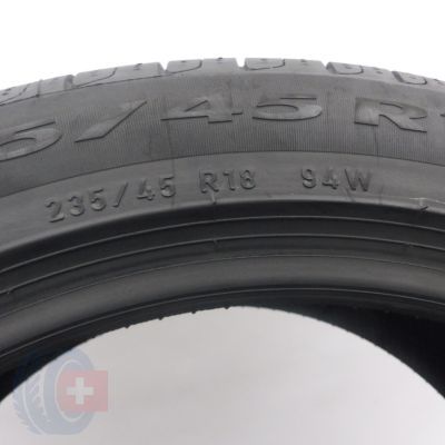 7. Opony 235/45 R18 4x PIRELLI 94W Cinturato P7 Letnie 2018 Nieużywane