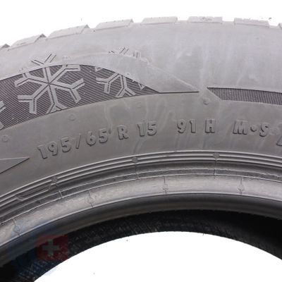 5. Opony 195/65 R15 4x ESA TECAR 91H SuperGrip PRO Zimowe 2019, 2020 6,5-7mm