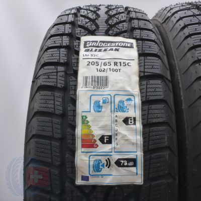 2. Opony 205/65 R15C 2x BRIDGESTONE 102/100T Blizzak LM-32C Zimowe 2020