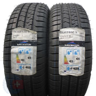 2 x VREDESTEIN 215/70 R15 98T Quatrac 5 Wielosezon 2018 
