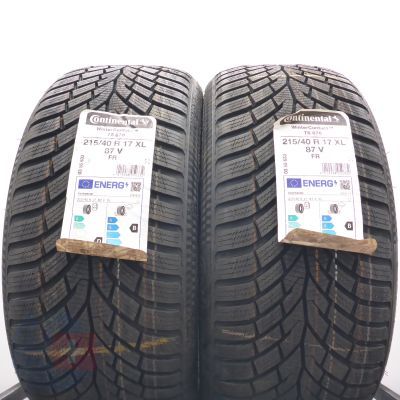 Opony 215/40 R17 2x CONTINENTAL 87V WinterContact TS 870 Zimowe 2023 